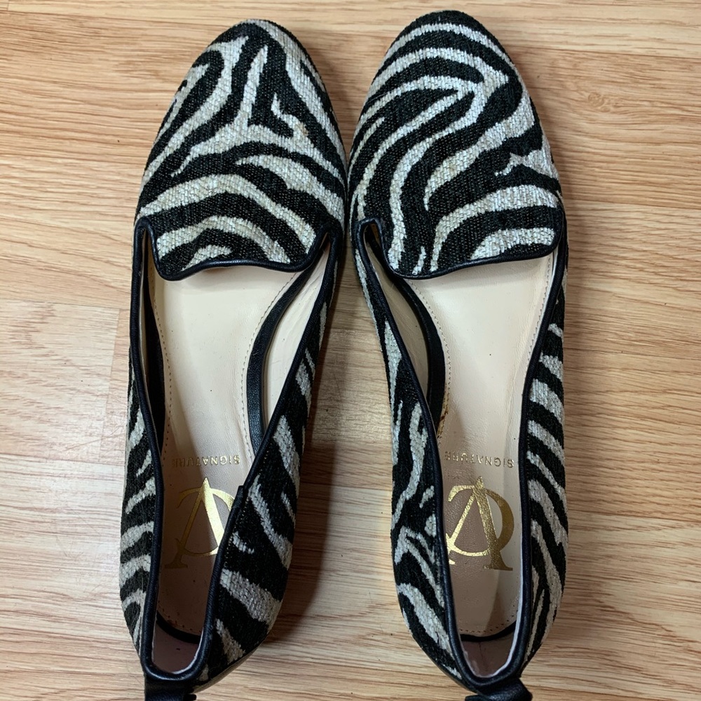 Vero Cuoio Zebra Patterned Flats - image 1